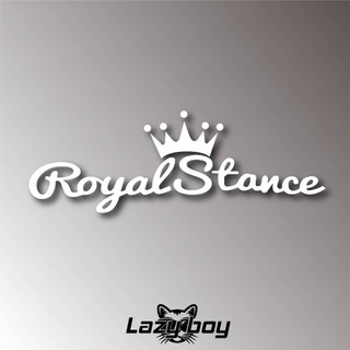 Royal Stance 皇冠 姿態 改裝 車貼 機車 汽車 安全帽 防水貼紙