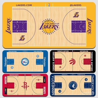 臺灣熱賣 【桃園出貨】滑鼠墊nba超大號籃球場湖人勇士桌麵撈大電腦辦公鎖邊桌墊鍵盤墊