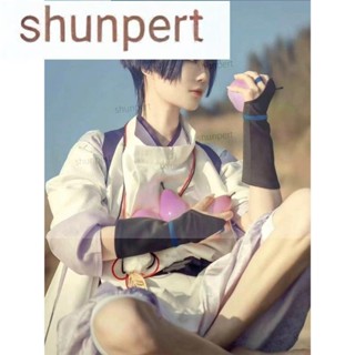 聖節服裝 原神cos服 過往白衣散兵pv服裝 cosplay少年散兵男女和風C服和服 二次表演服 動漫周邊 假髮臺北出貨