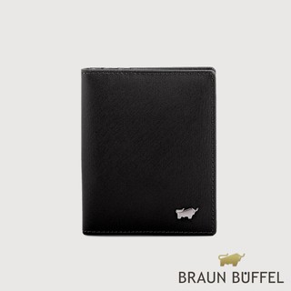 【BRAUN BUFFEL】HOMME-M 名片夾-黑色(德國小金牛台灣總代理)/BF306-401-BK