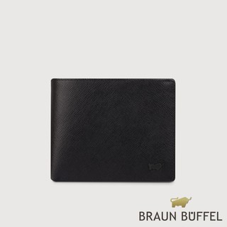 【BRAUN BUFFEL】洛菲諾P-II 10卡男夾-黑色(德國小金牛台灣總代理)/BF347-314-BK