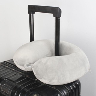 u型枕 午睡枕旅行枕 記憶棉枕 靠枕 u形枕 便攜式 u型枕記憶棉U型枕旅行護頸枕簡約飛機坐車護脖午睡u形枕頭可拆洗
