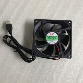 😍機箱風扇路由器機頂盒散熱風扇規格9CM靜音散熱風扇5V微商支架-心購優選百貨