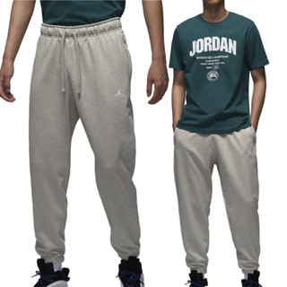 Nike J DF SPRT CSVR FLC Pant 男款 灰色 喬丹 速乾 縮口 抽繩 長褲 FV8609-050