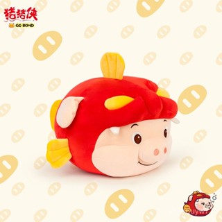 卡娃伊 可愛 抱枕 娃娃 ggbond快樂男神豬豬俠飛魚睡覺抱枕客廳沙髮輕奢靠枕午睡墊女 禮物 生日禮物 GOVY