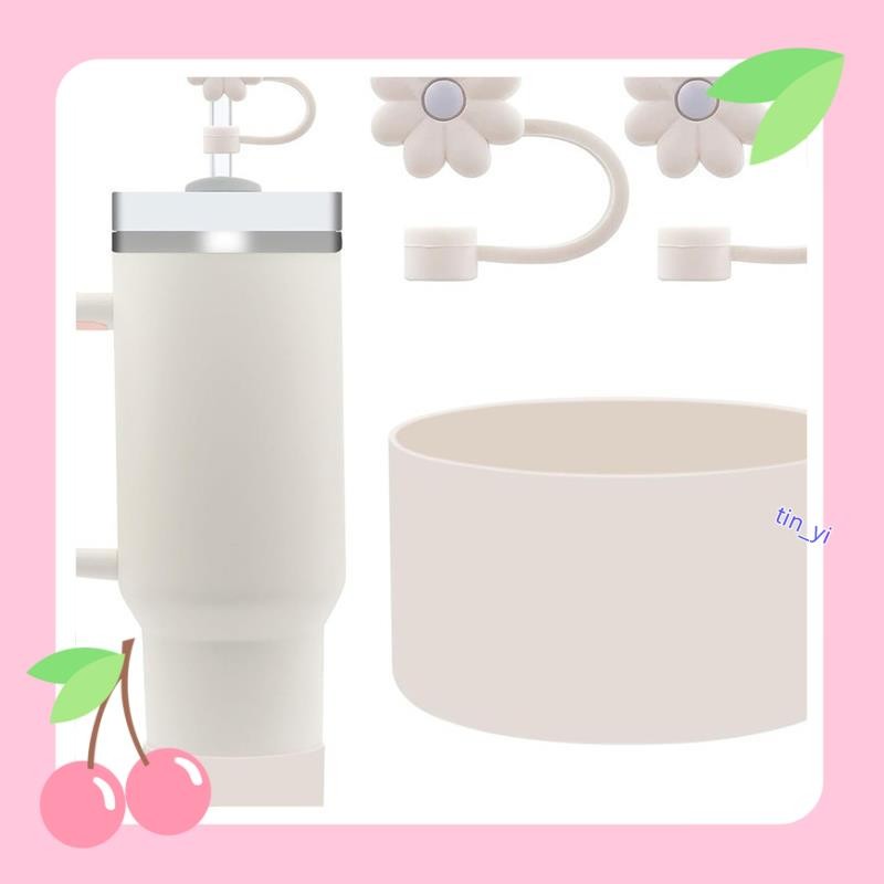 熱賣✨矽膠靴子和吸管蓋適用於 Stanley Quencher H2 0 40 30 20 盎司和 IceFlow Fl