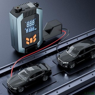 特火🚸車用無線充氣泵便攜式車用應急啟動電源一件式機汽車輪胎自動打氣筒
