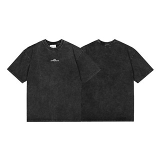 【丹丹百貨】馬吉拉MM6四角標倒置刺繡logo洗水做舊高街寬松純棉男女短袖T恤潮5614