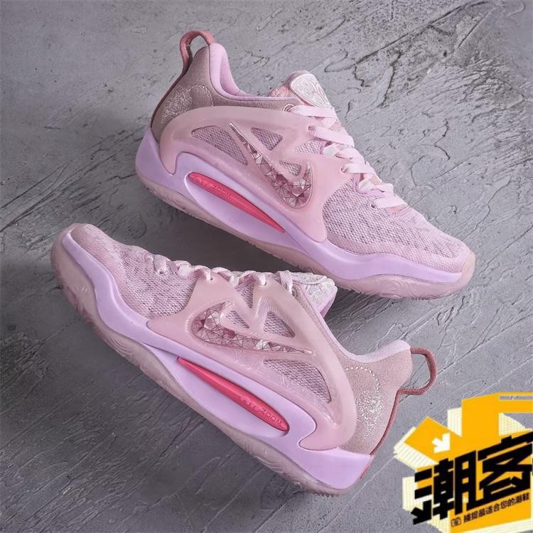 韓國🇰🇷代購KD15 “Aunt Pearl” 杜蘭特15代 乳腺癌 粉色  低幫球鞋 NBA 全明星戰靴 籃球鞋