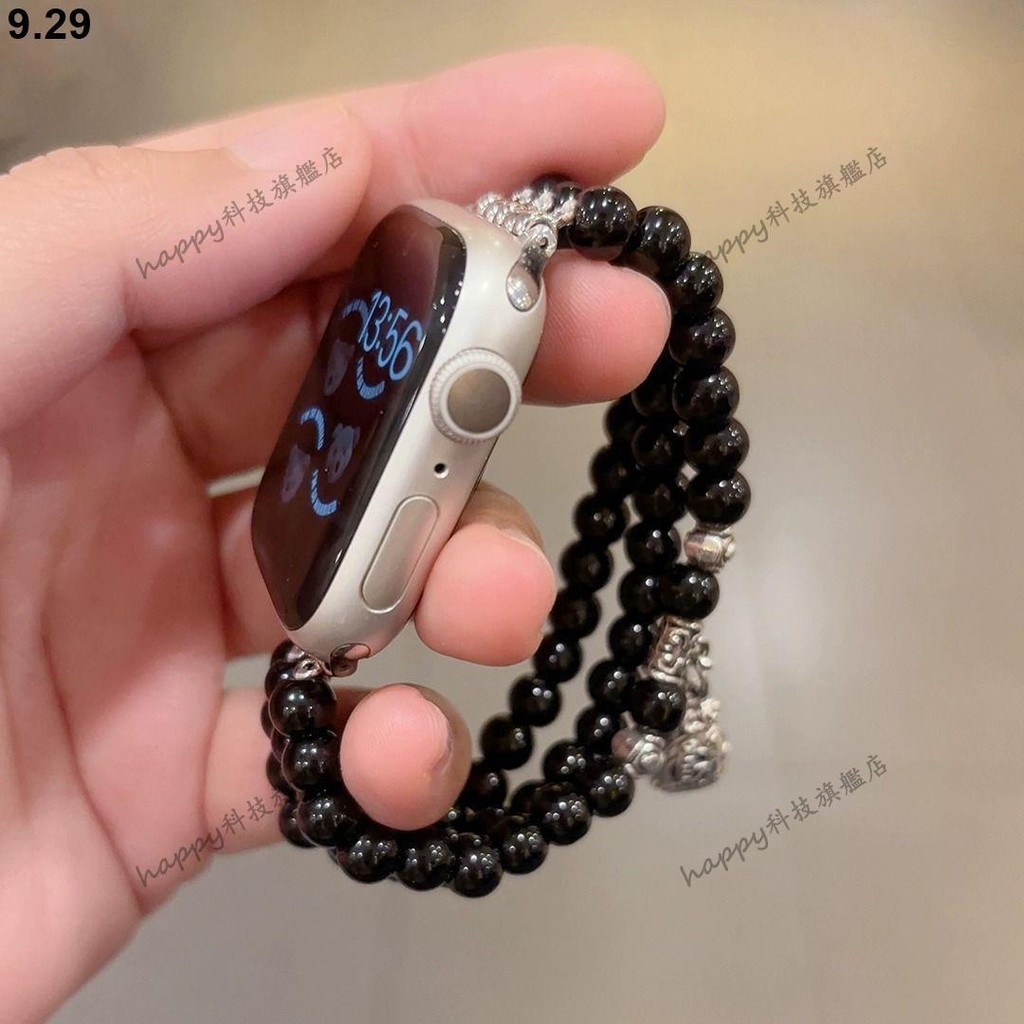 新中式招財福袋表帶 適用AppleWatch 蘋果S9 手表帶 8765代SE通用型 蘋果手錶錶帶