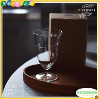 🔥臺灣公司貨低價促銷🔥水晶玻璃杯 小高腳 甜酒杯 飲料杯 人工手刻 現代簡約 星軌玻璃杯 果汁咖啡杯 高腳杯YONG