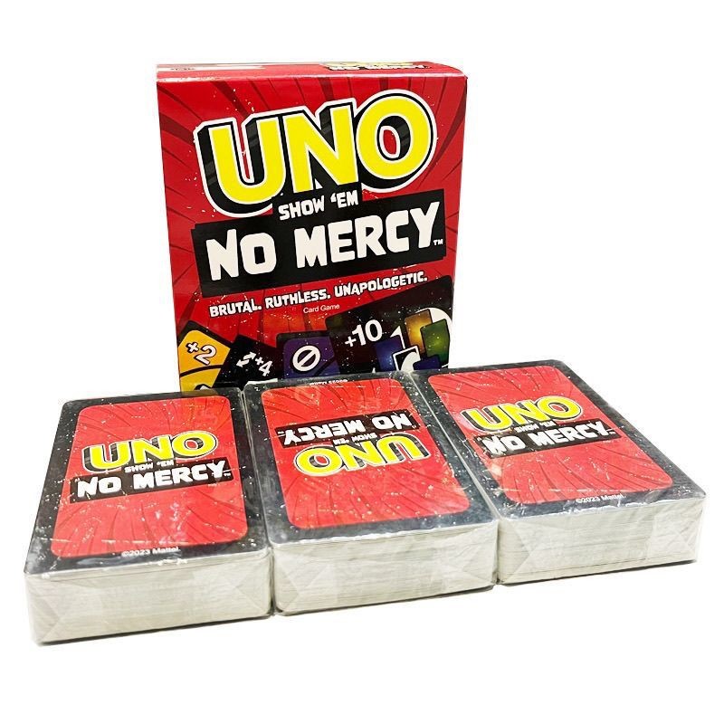 🎈悠米精選🎈UNO紙牌NO MERCY加10牌聚會桌遊友儘牌絶不留情遊戲撲剋牌