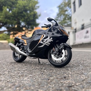 1:9機車模型 鈴木隼 Suzuki機車模型 模擬閤金機車 大尺寸機車模型 鈴木隼模型 機車模型 機車模擬模型 模型擺件