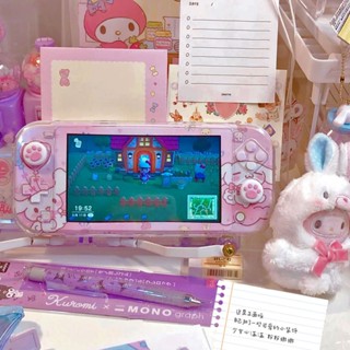 SWTCH oled保護套 NS 主機保護殼 任天堂Switch lite貼紙全包小紅書推薦痛貼nsl可愛整套保護殼配件