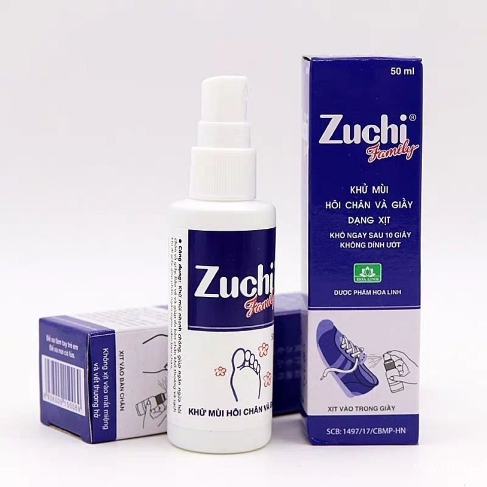🏆代Go👍正品Zuchi清新止汗足部噴霧50ml止癢脫皮 去腳汗臭氣噴劑