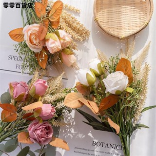 臺灣發貨⛑INS風模擬乾燥玫瑰花 假花永生花 婚慶家居裝飾 攝影道具