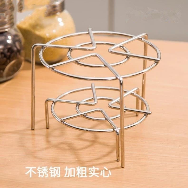 蒸籠✨蒸蛋架 蒸架 蒸菜架加粗加高腳12CM蒸架子不銹鋼多功能隔水蒸架家用蒸格蒸鍋籠屜蒸墊