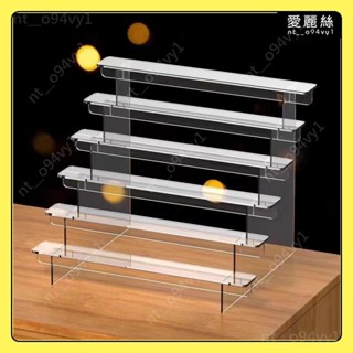 【臺灣公司貨 新店大促】壓克力 展示架 公仔架 階梯展示架 立牌展示架 收納架 泡泡瑪特 盲盒收納架 透明手辦模型底座