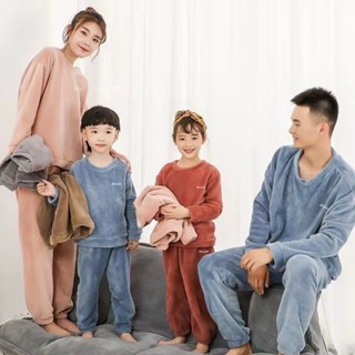 DUYI~夢詩200斤冬季大碼珊瑚絨睡衣女加絨加厚可外穿套裝男保暖情侶家居服