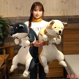 日系柴犬狗狗公仔 秋田犬絨毛玩具 可愛貓咪玩偶娃娃 超軟羽絨棉毛絨玩具 床上睡覺長條抱枕 沙發靠墊枕 女生生日禮物