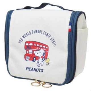 嘻嘻日貨🐾 現貨 日本限定 SNOOPY 史努比 世界地標 旅行 化妝包 洗漱包 旅行收納包