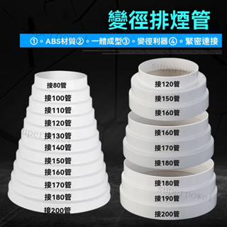 變徑圈排風管 抽油煙機變徑圈 煙管變徑器 風管轉化接頭 小接頭變徑口油煙管 變徑圈 變徑管 排風管異徑 異徑外接頭管道
