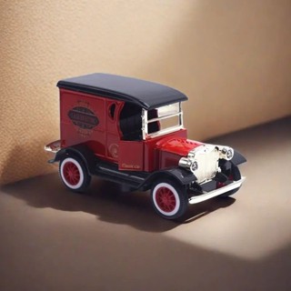 1：32福特T型老爺車 復古車 懷舊車 汽車模型 閤金車模 模擬汽車 收藏擺件 男孩玩具車 小汽車 可開門 男孩玩具