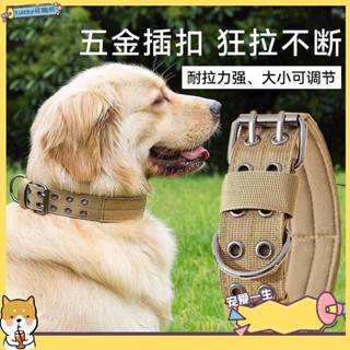 🐶寵物館🐶狗狗項圈大型犬狗圈頸圈脖圈中型犬金毛德牧馬犬脖套頭套用品qwe