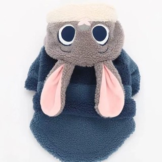 🧸限時免運🧸狗狗衣服秋冬保暖小型犬卡通變身裝加絨按扣式外套高顏值兩腳衣寵物毛衣 保暖背心 寵物保暖 狗狗衣服