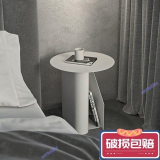 【紅磡】【特惠】輕奢 設計師臥室床頭櫃現代簡約白色極簡小型創意床邊櫃輕奢 小桌子