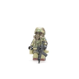 積木軍事 第三方積木 拚裝積木 人仔 烏剋蘭特種兵人仔 俄烏特種部隊兵人 男生模型 送孩子禮物 士兵人仔