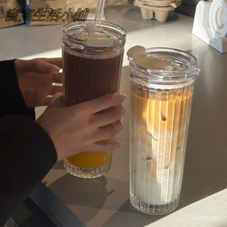 大容量玻璃水杯 ins風吸管杯 帶蓋吸管杯 不鏽鋼保溫杯 冰霸杯 保冰杯 隨行咖啡杯 環保杯 飲料杯 吸管保溫杯 吸管杯