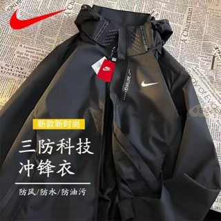 🎀布要服裝🔥臺灣出貨🎀 美式三合一脫卸沖鋒衣外套男女春秋爆款戶外防水防風運動夾克
