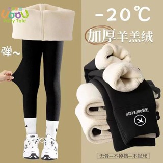 童裝 兒童內搭褲 女童內搭褲 女童長褲 兒童鯊魚褲加絨加厚芭比褲特厚羊羔絨保暖彈力女童學生外穿打底褲