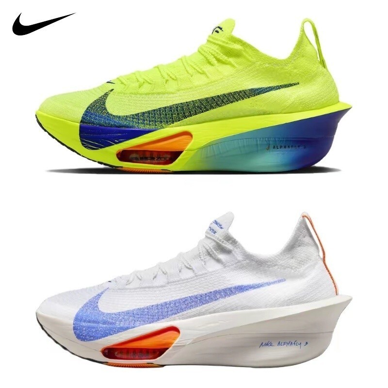 日本代購Nike Alphafly 3 Blueprint 馬拉松 跑步鞋 男女款 白藍橙 HF7357-900