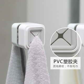 毛巾收納塞強粘掛鈎牆壁掛日式創意免打孔廚房用品抹布塞置物架 O9GJ