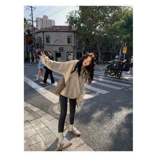 螺紋顯瘦打底褲 冬季緊身褲 薄絨秋褲 內搭褲 加絨加厚保暖褲 休閒長褲女 A0GE