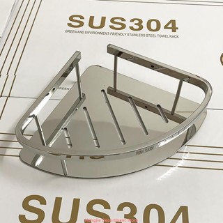 ❤熱銷-304不銹鋼 不鏽鋼浴室三角架 轉角架 衛生間置物架 廚房壁掛置物架 層架 收納籃 置物籃 浴室收納