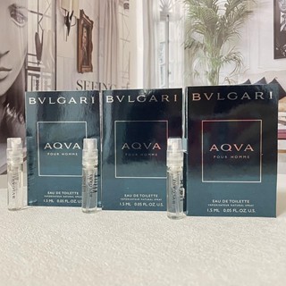 現貨🔜買五送一寶格麗水能量 Bvlgari Aqva Pour Homme 1.5ml香水試用裝 片裝香水 試香香氛