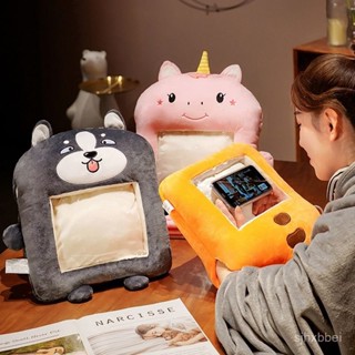 🔥桃園倉出貨🔥 玩手機打遊戲可視毛絨可愛暖手抱枕插手抱枕冬天捂手抱枕保暖禮物