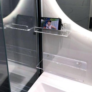 品質保障🛒🛒浴室置物架 浴室收納 化妝品收納盒 鏡櫃收納盒 化妝品口紅置物架 浴室房間廚房U型透明亞克力板