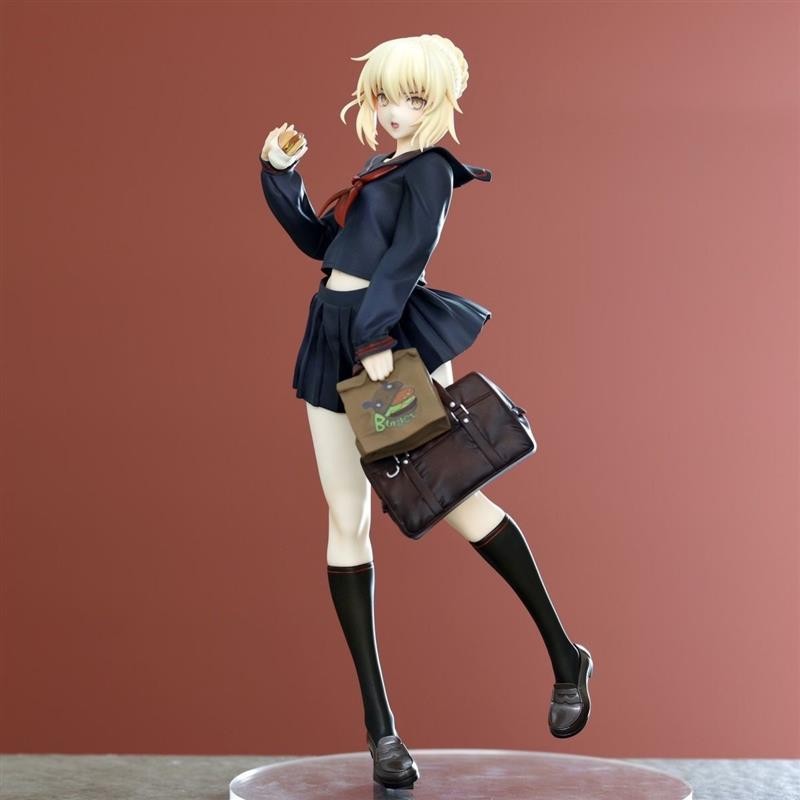 ~免運~ 手辦FateGK優質漢堡塞巴saber制服動漫擺件禮物