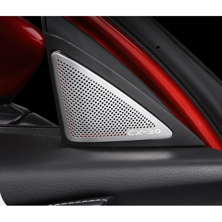 mazda馬自達CX30車門音響罩 全新CX-30改裝件高音喇叭罩專用裝飾ˇfs2