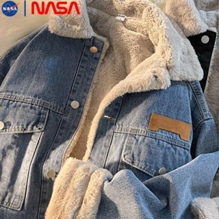 臺灣出貨牛仔外套男士冬季棉服洋氣加絨加厚夾剋秋冬2024新款休閒工裝棉衣 秋冬外套 牛仔外套 男士牛仔外套 加厚牛仔外套