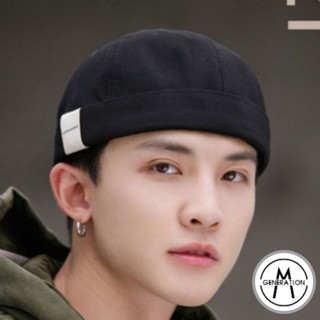 【M世代】帽子男士潮牌瓜皮帽日系大頭圍無簷地主帽水兵帽復古嘻哈帽時尚圓雅痞帽男 女 街頭潮流透氣瓜皮(DZM7)