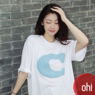 【ohi】寬鬆款短袖T恤 女韓版 ins潮學生上衣 寬鬆慵懶原宿風 打底上衣 女生衣服 GTMM3630