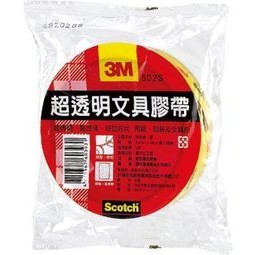 **不含運$99出貨 3M百利502S超透明文具膠帶單卷 12/18/24mm 3M生活小舖