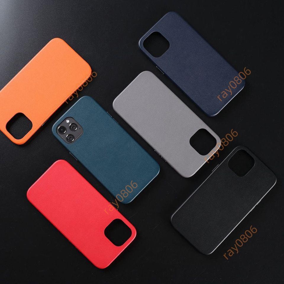 iPhone12官方 原廠 皮革保護殼 蘋果手機12pro max全包矽膠保護殼mini磁吸手機殼保護套 $