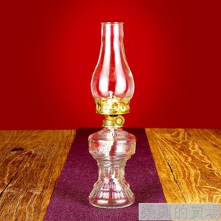 戶外複古玻璃燈罩 煤油燈 老式老油燈 懷舊馬燈 野營室內節能 老款油燈 rx1