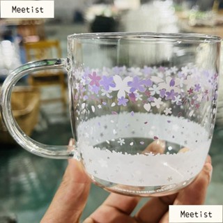 星巴克正品-馬克杯 咖啡杯 【MI】星巴櫻花盃355ml浪漫櫻花款玻璃杯咖啡透明馬克水杯